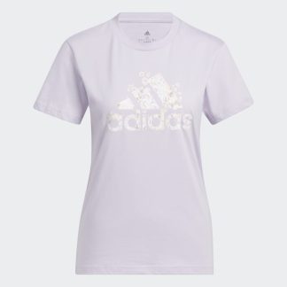 adidas Floral Badge of Sport Graphic Tee