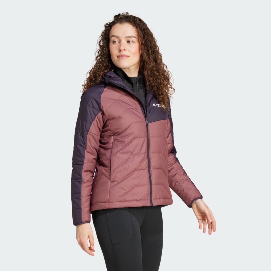 adidas Terrex Multi Synthetic Insulated Hooded Jacket - Image 3