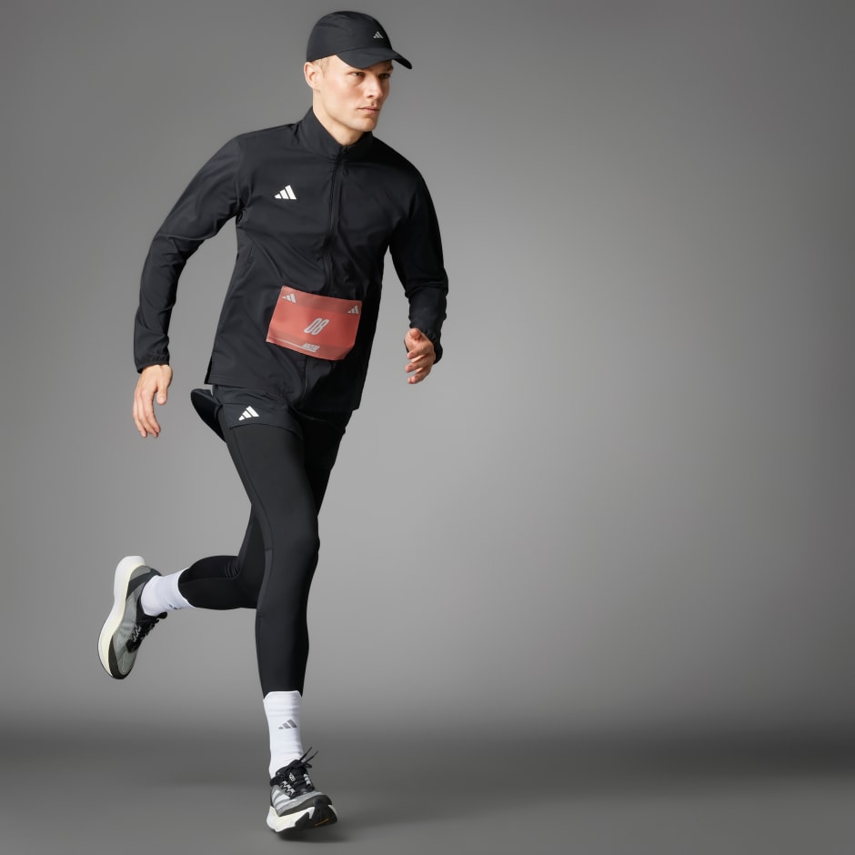 adidas Adizero Essentials Running Long Leggings - Image 3
