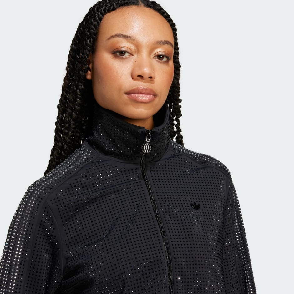 adidas Atlanta Print Rhinestone Track Top - Image 5
