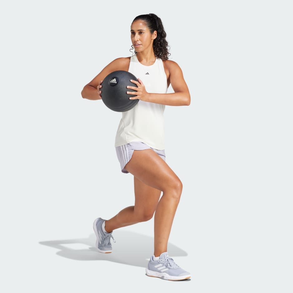 adidas Pacer Training 3-Stripes Woven High-Rise Shorts - Image 3