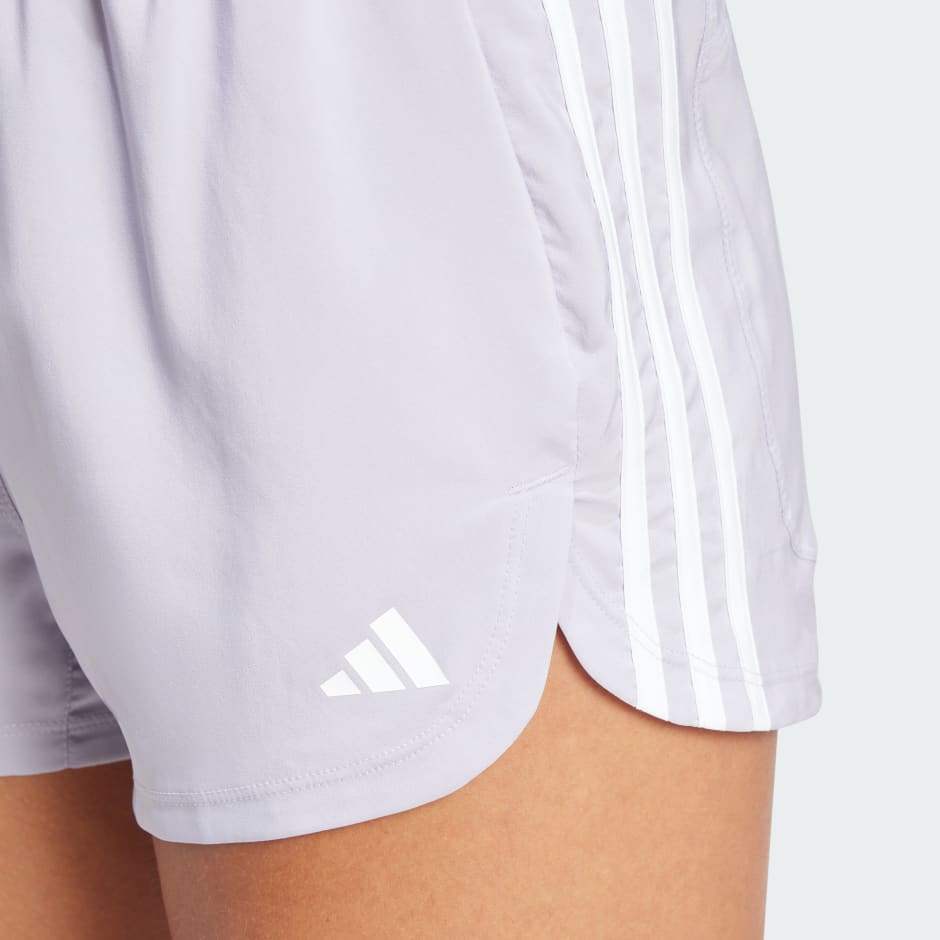adidas Pacer Training 3-Stripes Woven High-Rise Shorts - Image 5
