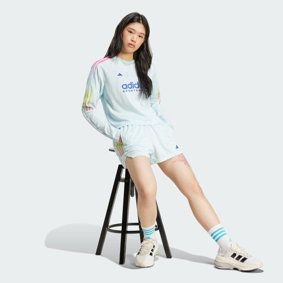 adidas House Of Tiro Stellar 3-Stripes Long Sleeve Tee - Image 3