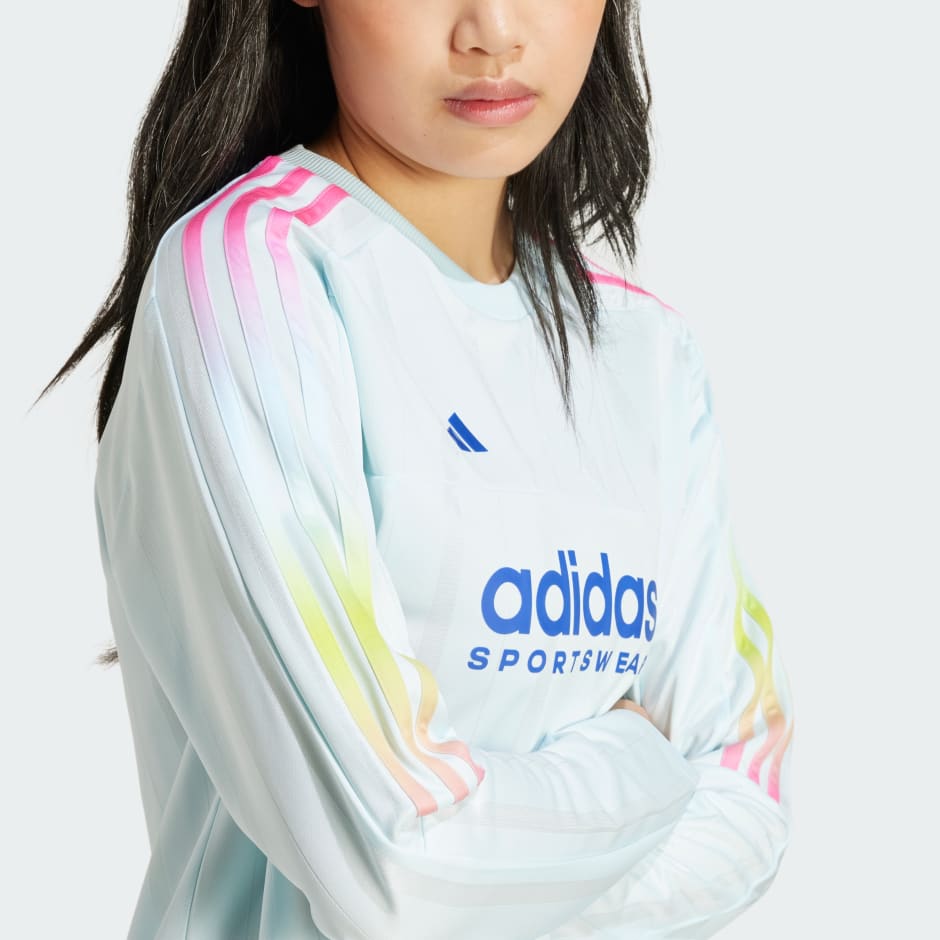 adidas House Of Tiro Stellar 3-Stripes Long Sleeve Tee - Image 5