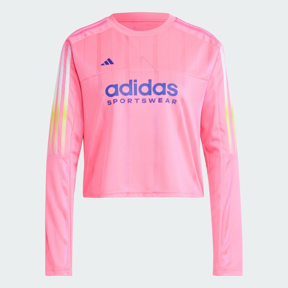 adidas House Of Tiro Stellar 3-Stripes Long Sleeve Tee - Image 4