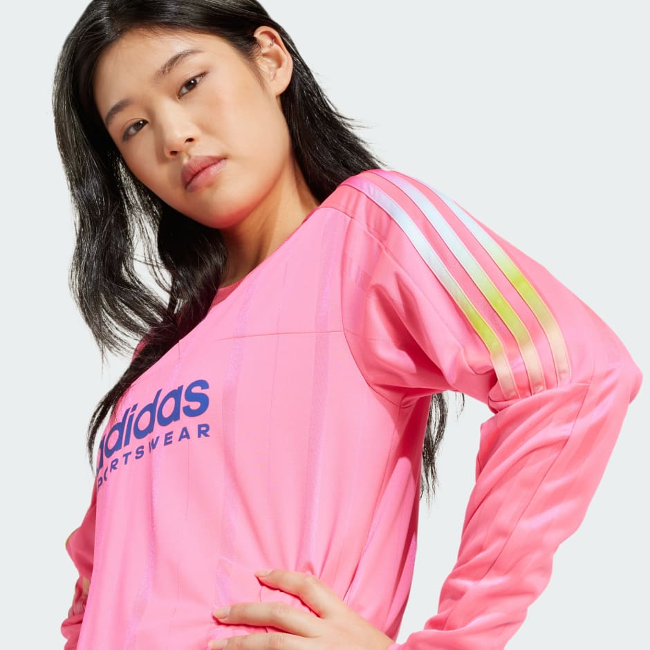 adidas House Of Tiro Stellar 3-Stripes Long Sleeve Tee - Image 5