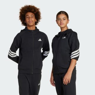 adidas Future Icons 3-Stripes Full-Zip Hooded Track Jacket Kids