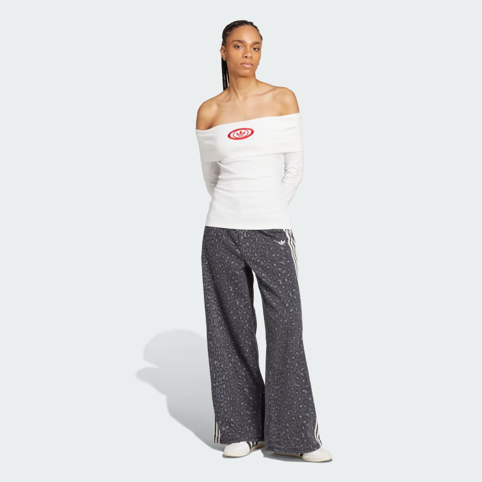 adidas adidas Originals Off Shoulder Top - Image 3