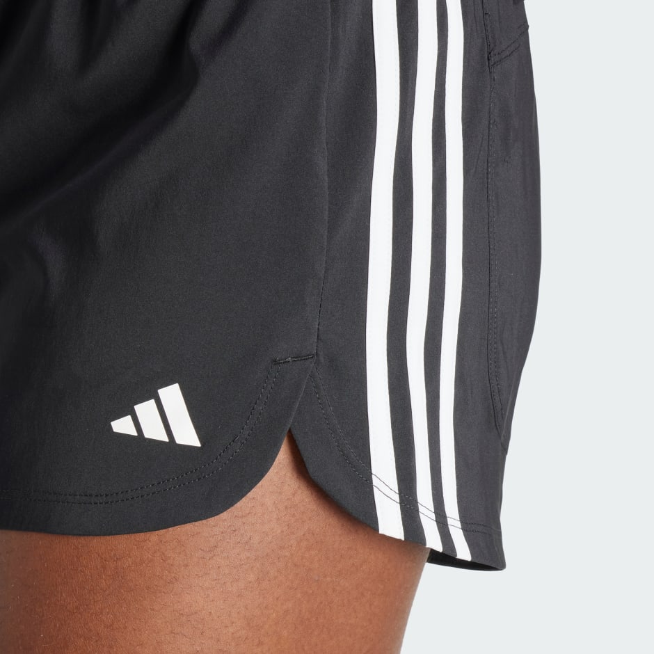 adidas Pacer Training 3-Stripes Woven High-Rise Shorts - Image 5