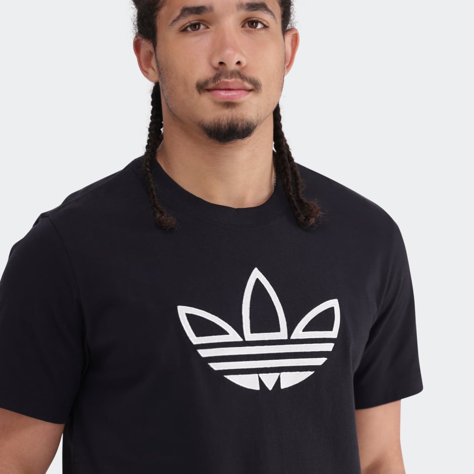 adidas Outlined Trefoil T-Shirt - Image 4