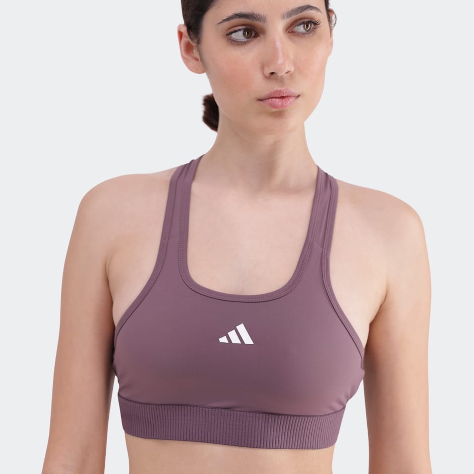 adidas Powerreact Training Medium-Support Bra - Image 4