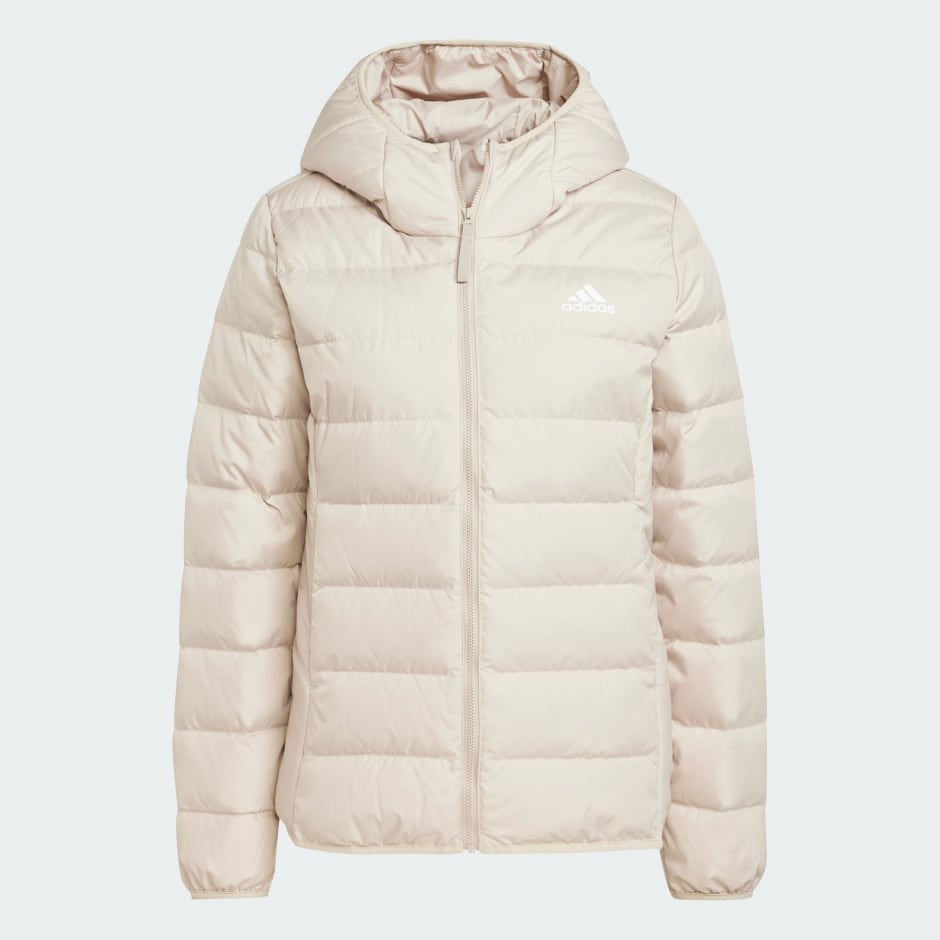 adidas Essentials Light Down Hooded Jacket - Image 4