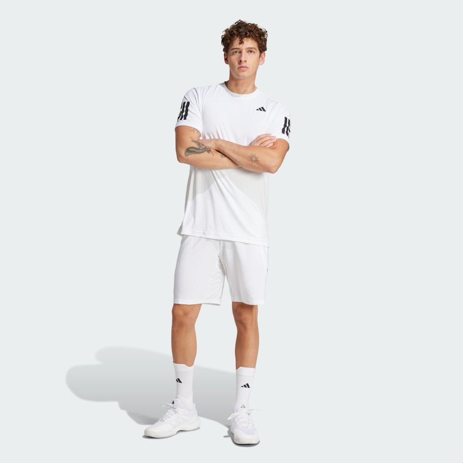 adidas Club Tennis Climacool 3-Stripes Shorts - Image 5