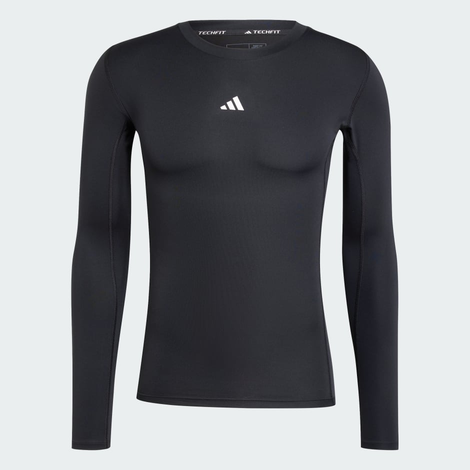 adidas TECHFIT Compression Training Long Sleeve Tee - Image 4