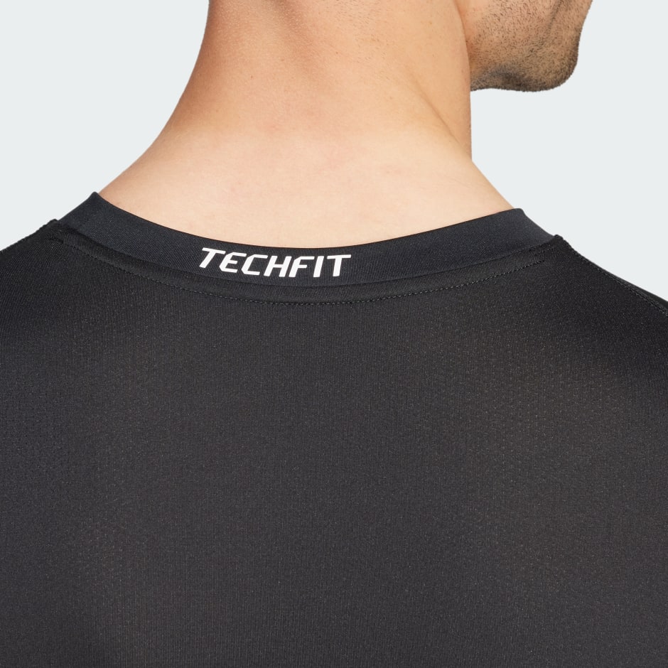 adidas TECHFIT Compression Training Long Sleeve Tee - Image 5