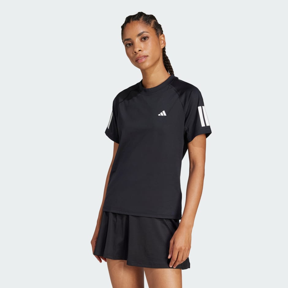 adidas Club 3-Stripes Tennis Climacool Tee