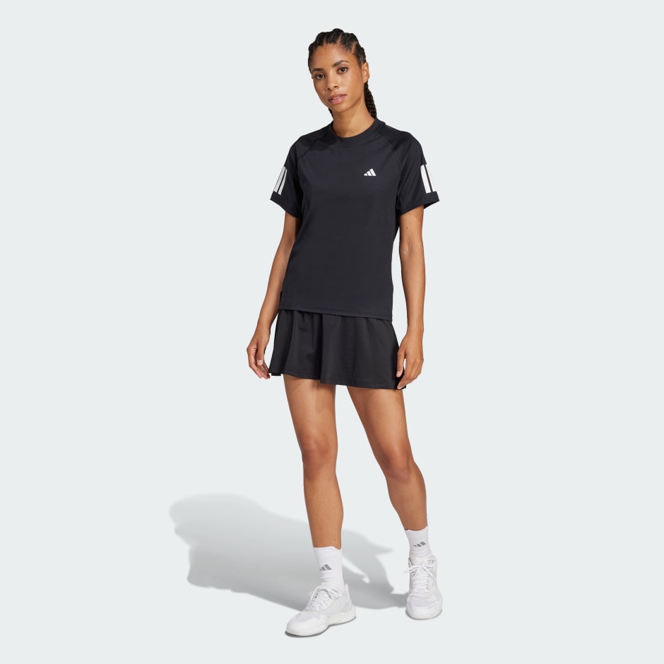 adidas Club 3-Stripes Tennis Climacool Tee - Image 5