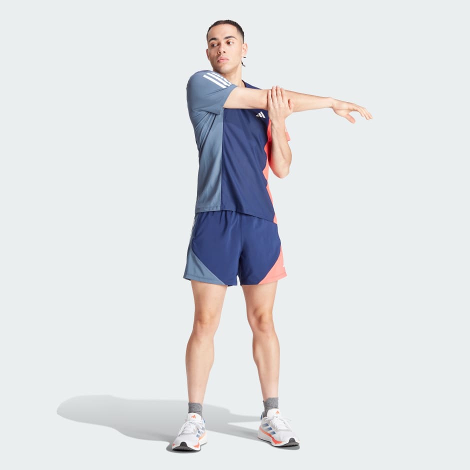 adidas Own The Run Colorblock Tee - Image 3