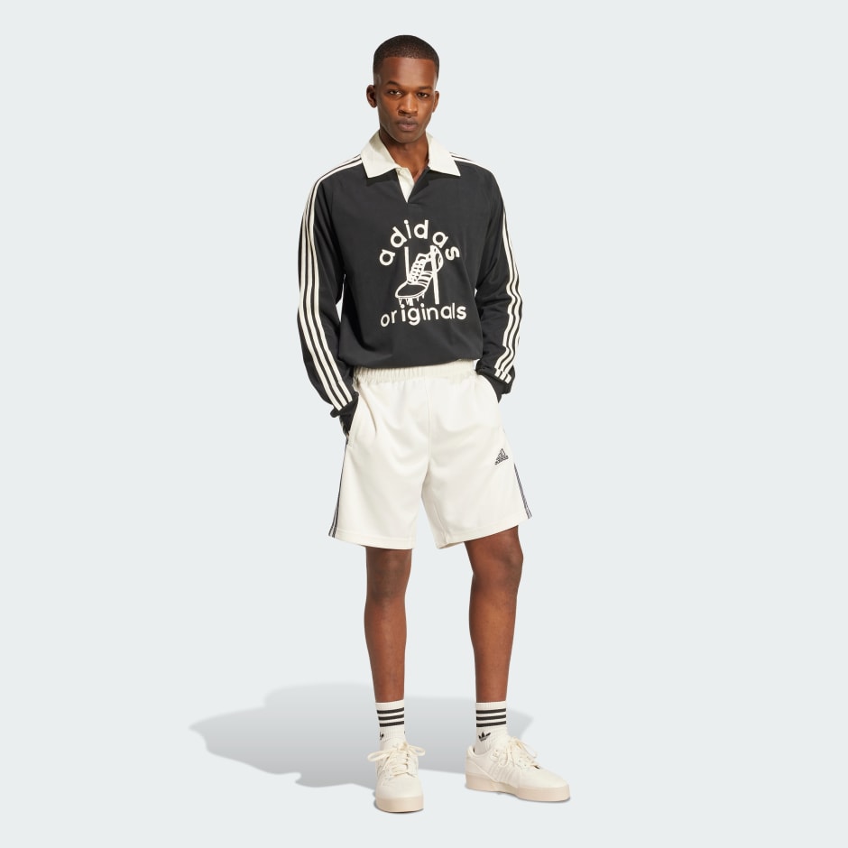 adidas Mesh Stripe Shorts - Image 3