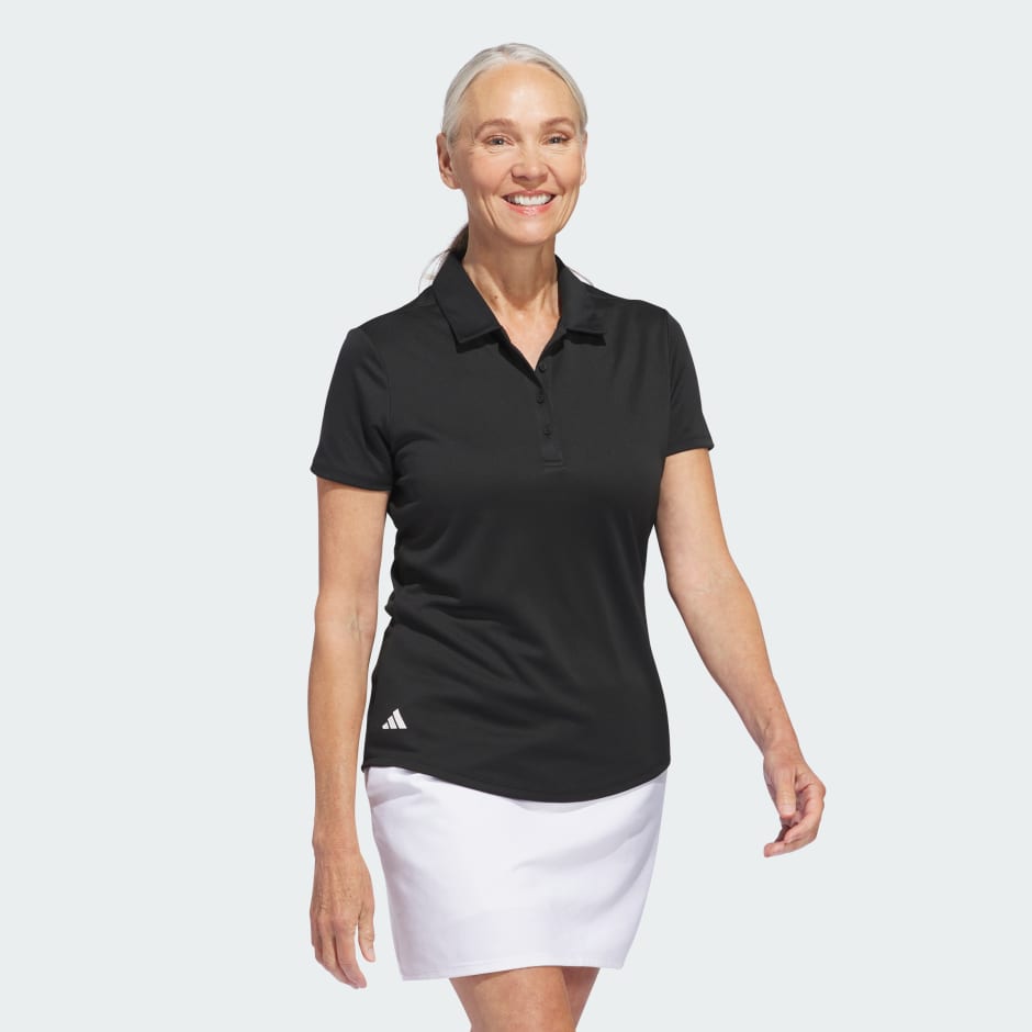 adidas Women's Solid Performance Short Sleeve Polo Shirt - Image 3