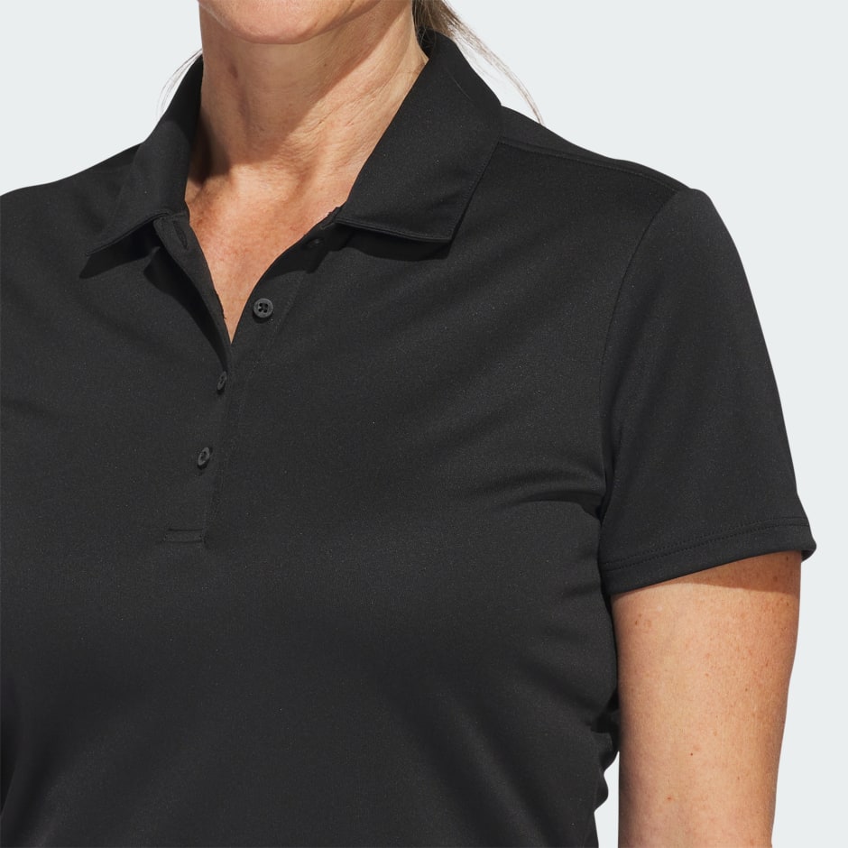 adidas Women's Solid Performance Short Sleeve Polo Shirt - Image 5