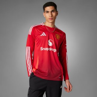 adidas Manchester United 24/25 Long Sleeve Home Jersey