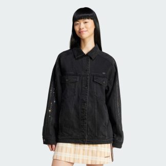 adidas Rhinestone Denim Jacket