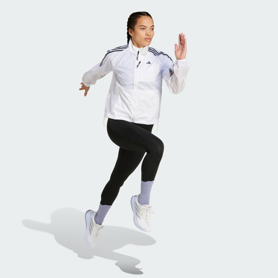 adidas Own the Run 3-Stripes Packable Jacket - Image 3